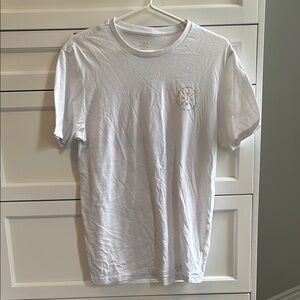 North Western White Short Sleeve Mountain Graphic Tee